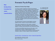 Tablet Screenshot of forensicpsychpages.com
